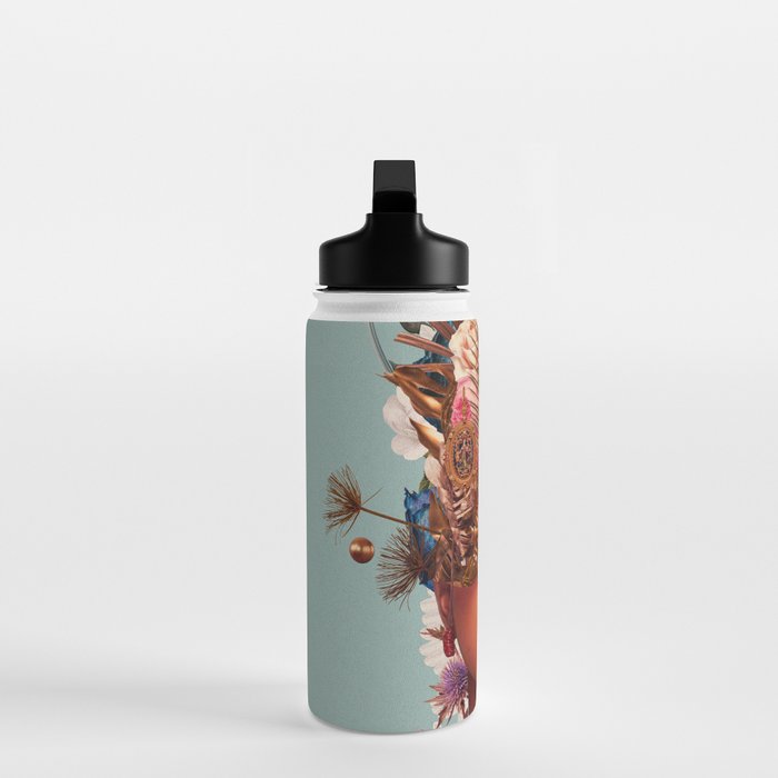 Blossom in a golden asymmetry Water Bottle Gallery Image 3