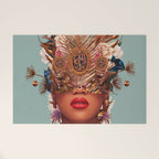 Blossom in a golden asymmetry Welcome Mat Gallery Image 1