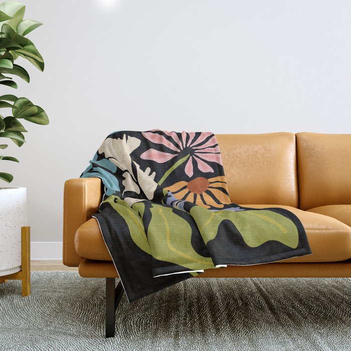 Golden Garden charm Throw Blanket Gallery Image 1
