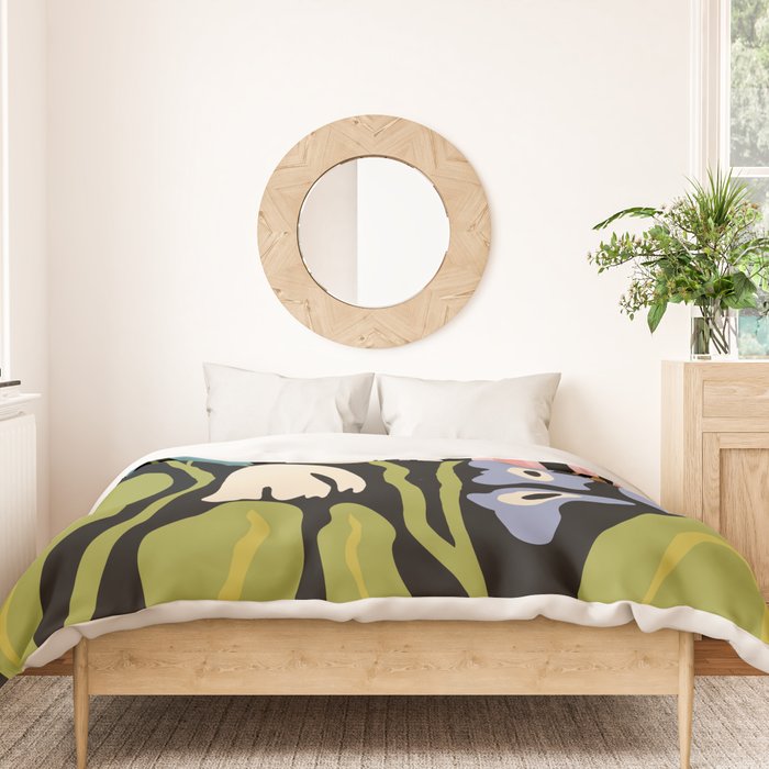 Golden Garden charm Duvet Cover Gallery Image 3
