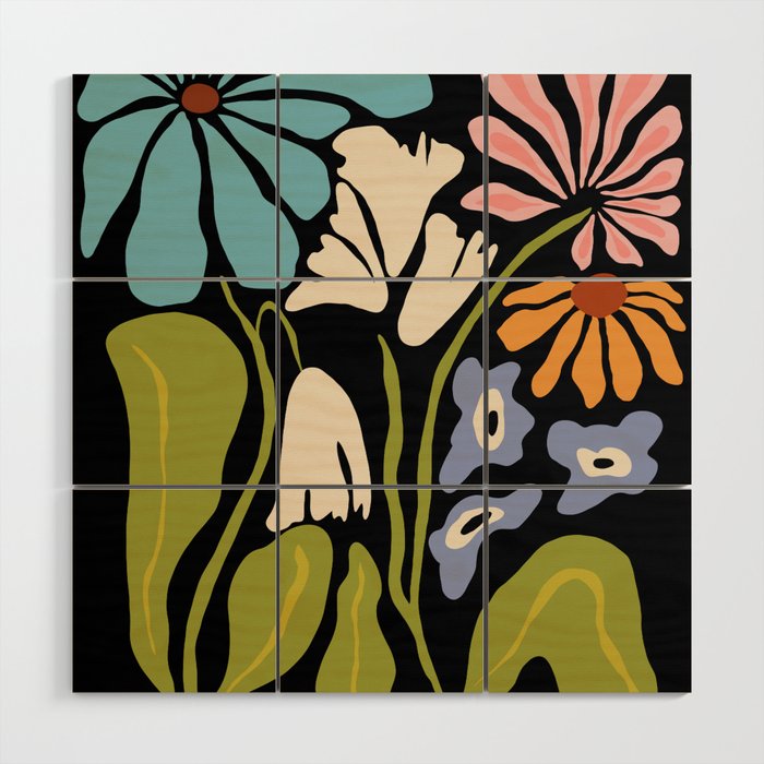 Golden Garden charm Wood Wall Art Gallery Image 1