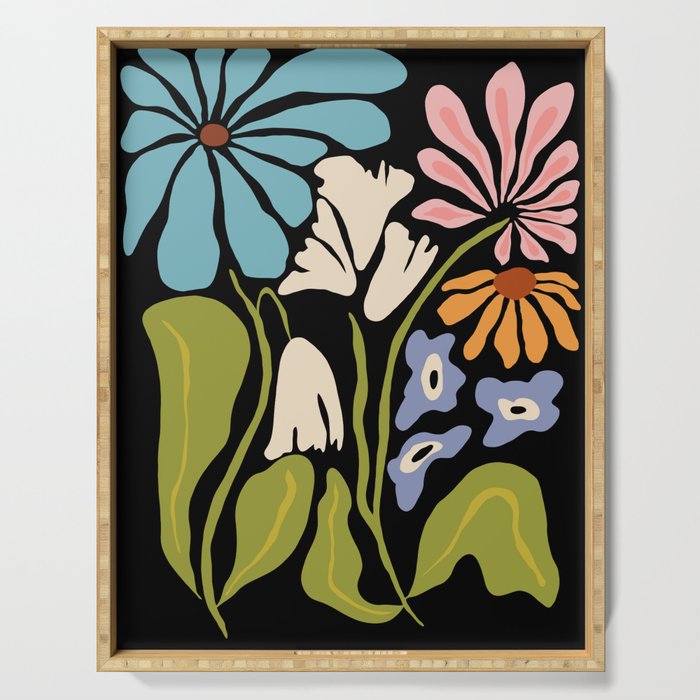 Golden Garden charm Serving Tray Gallery Image 1