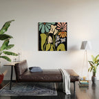 Golden Garden charm Wood Wall Art Gallery Image 2