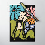 Golden Garden charm Wrapping Paper Gallery Image 1