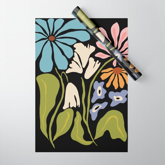 Golden Garden charm Wrapping Paper Gallery Image 1