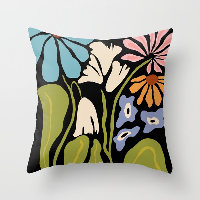 Golden Garden charm Throw Pillow Gallery Image 6