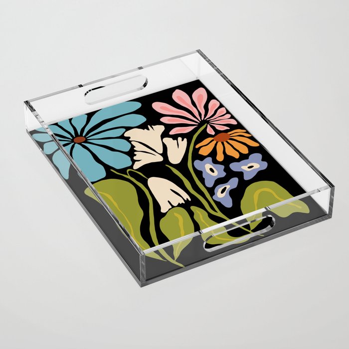 Golden Garden charm Acrylic Tray Gallery Image 1