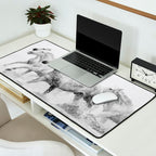 Wild Horses - Black and White Photography Desk Mat Gallery Image 2