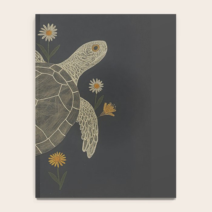 Turtle with Flowers Notebook Gallery Image 4