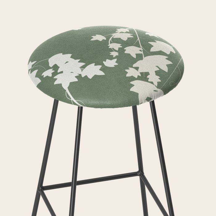 Minimal Abstract Leaves 12 Stool Gallery Image 2