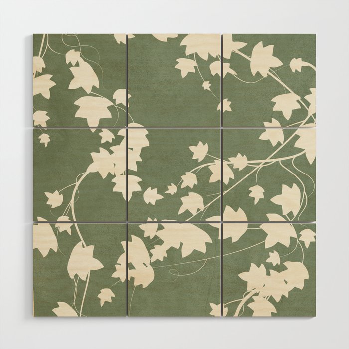 Minimal Abstract Leaves 12 Wood Wall Art Gallery Image 1