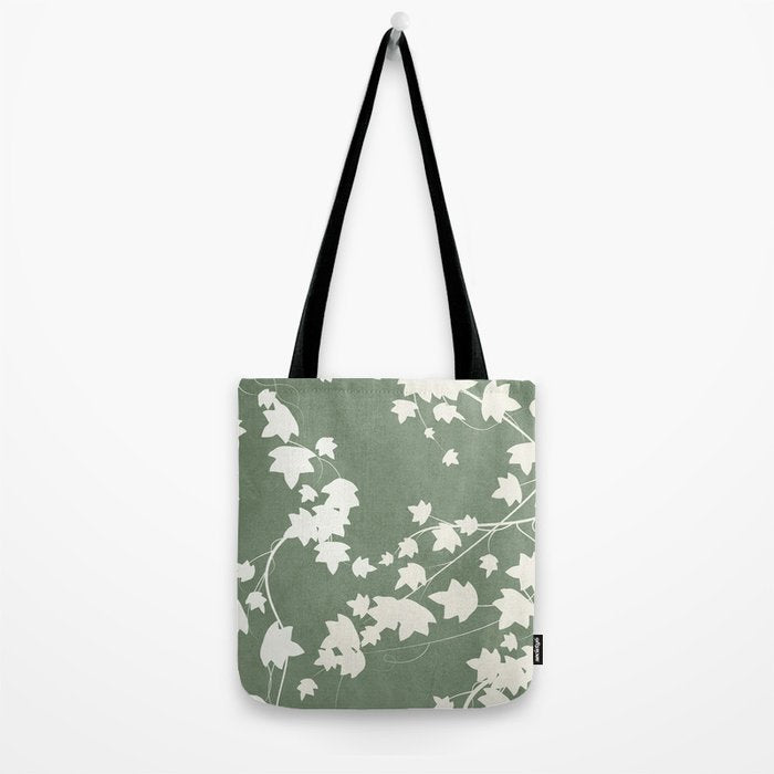 Minimal Abstract Leaves 12 Tote Bag Gallery Image 2