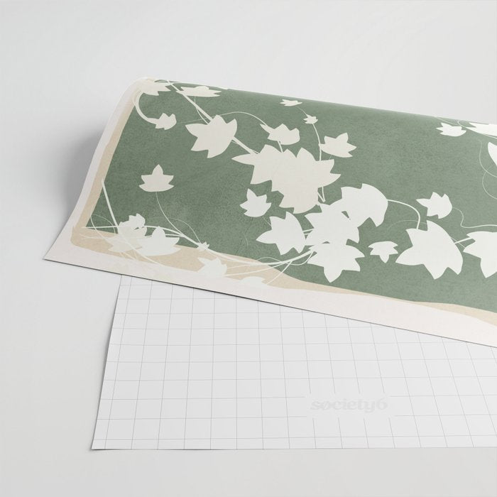 Minimal Abstract Leaves 12 Wrapping Paper Gallery Image 2