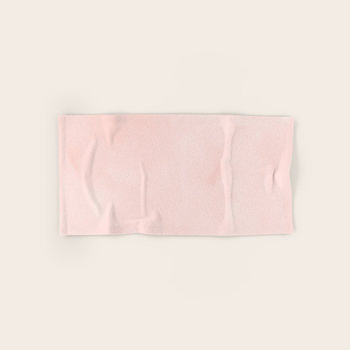Seashell Pink Watercolor Bath Towel Gallery Image 1
