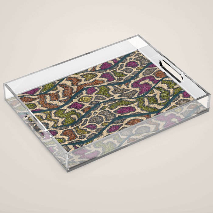 boa wave Acrylic Tray Gallery Image 1