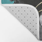 Naturally Queen VI  TEAL Bath Mat Gallery Image 2