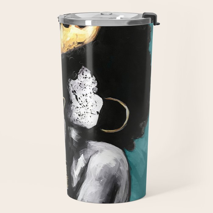 Naturally Queen VI  TEAL Travel Mug Gallery Image 2