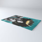 Naturally Queen VI  TEAL Rug Gallery Image 3