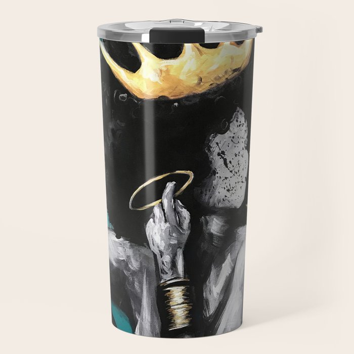 Naturally Queen VI  TEAL Travel Mug Gallery Image 1