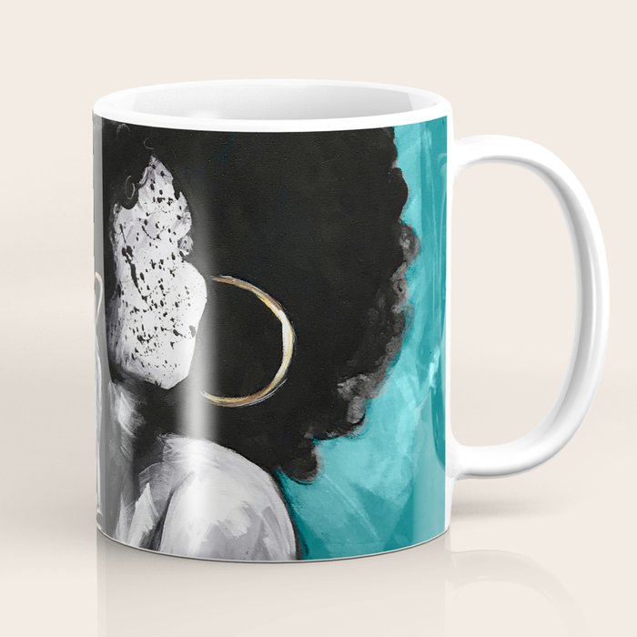 Naturally Queen VI  TEAL Coffee Mug Gallery Image 1