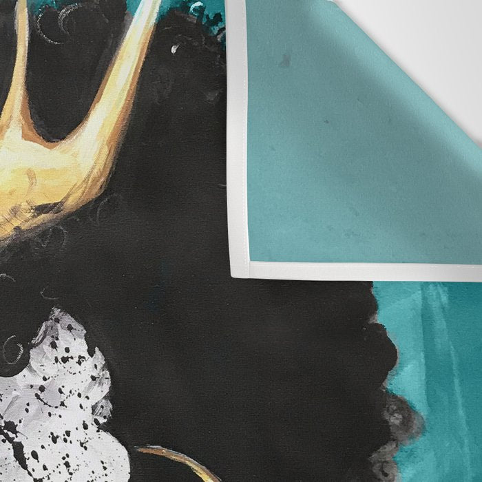 Naturally Queen VI  TEAL Wall Tapestry Gallery Image 3