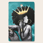 Naturally Queen VI  TEAL Cutting Board Gallery Image 1