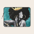 Naturally Queen VI  TEAL Laptop Sleeve Gallery Image 1