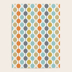 Retro Circles Mid Century Modern Background Poster Gallery Image 4