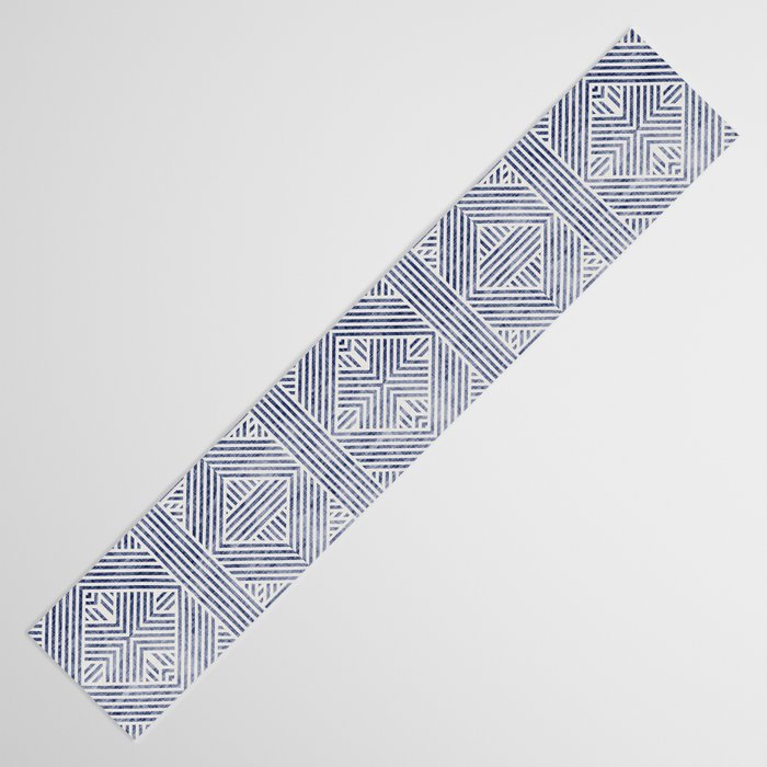 AMAI GEO DENIM Table Runner Gallery Image 3