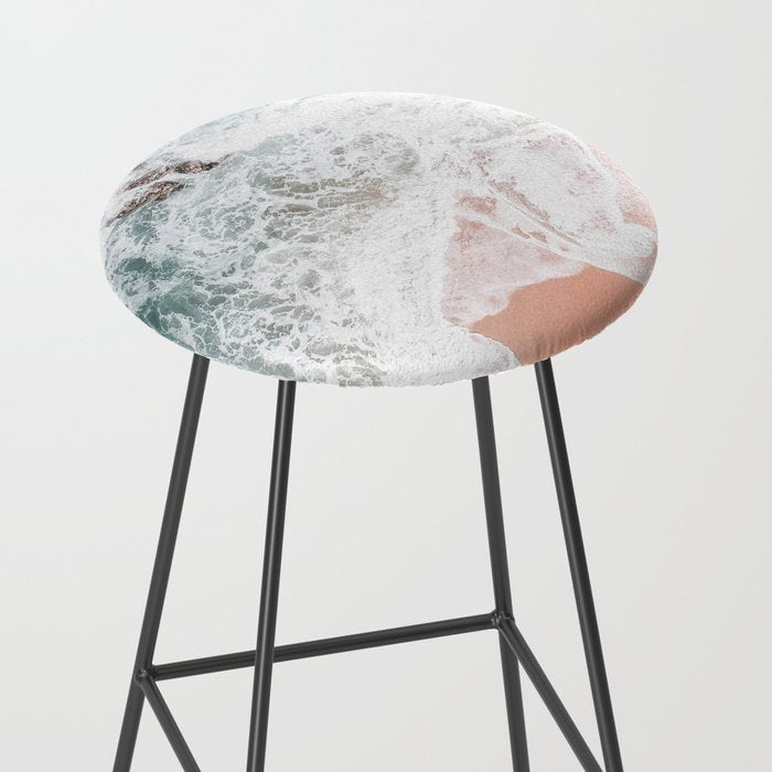 Aerial Beach Print - Sands of Coral Haze - Ocean Sea photography by Ingrid Beddoes Stool Gallery Image 2