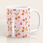 Vintage Cherry Print Coffee Mug Gallery Image 1