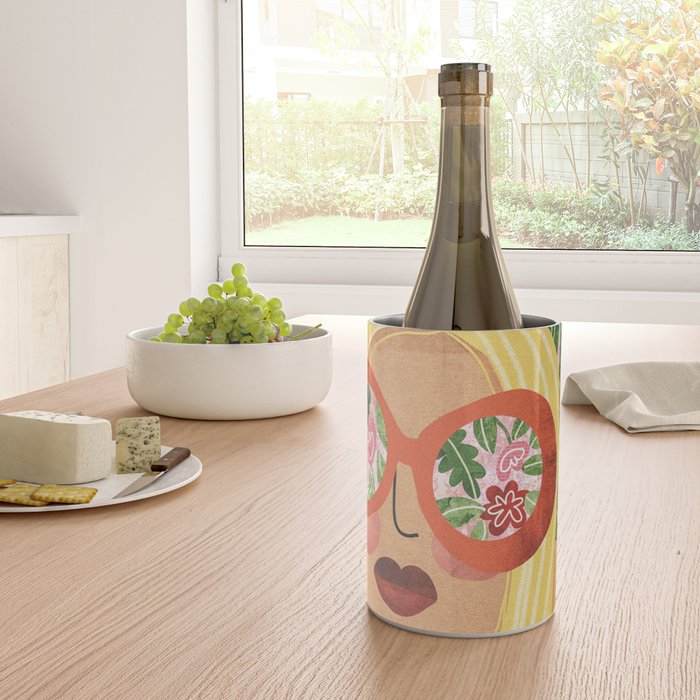 Floral Glasses Wine Chiller Gallery Image 4