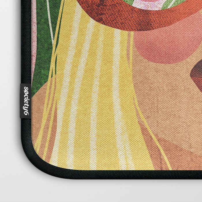 Floral Glasses Laptop Sleeve Gallery Image 3