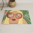 Floral Glasses Rug Gallery Image 1