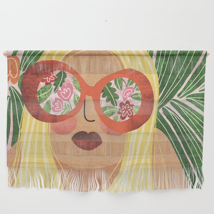 Floral Glasses Wall Hanging Gallery Image 1