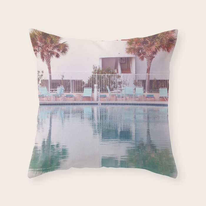 Palm Springs Summer, No. 2 Throw Pillow Gallery Image 6