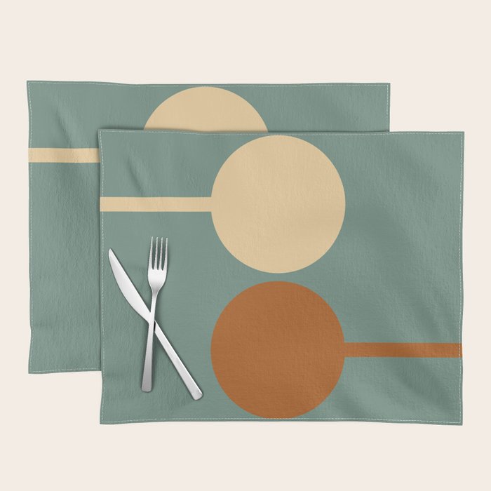 Mid Century 32A Placemat Gallery Image 1