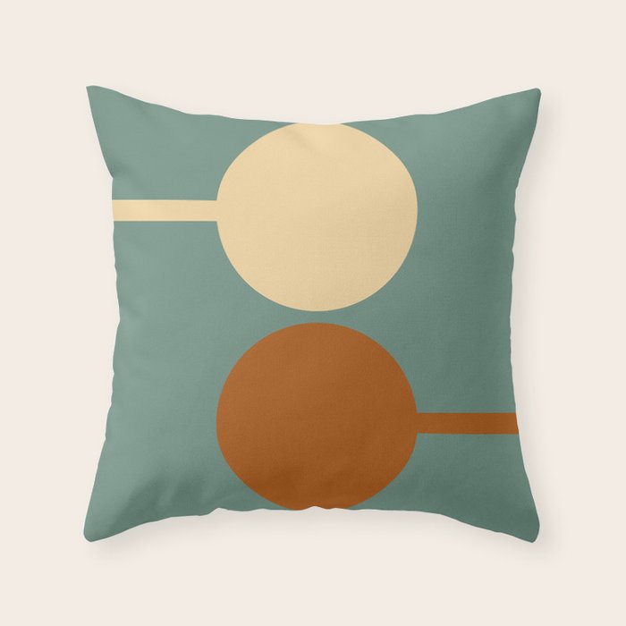 Mid Century 32A Throw Pillow Gallery Image 6