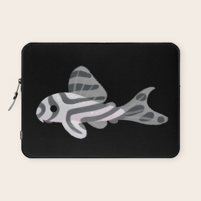 Pleco! - white Laptop Sleeve Gallery Image 1