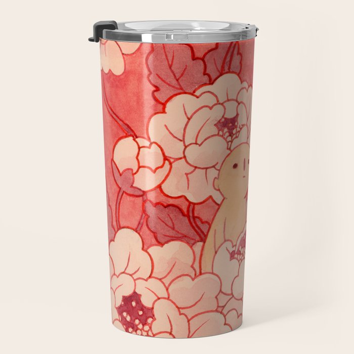 Watercolor Test (Red) Travel Mug Gallery Image 3