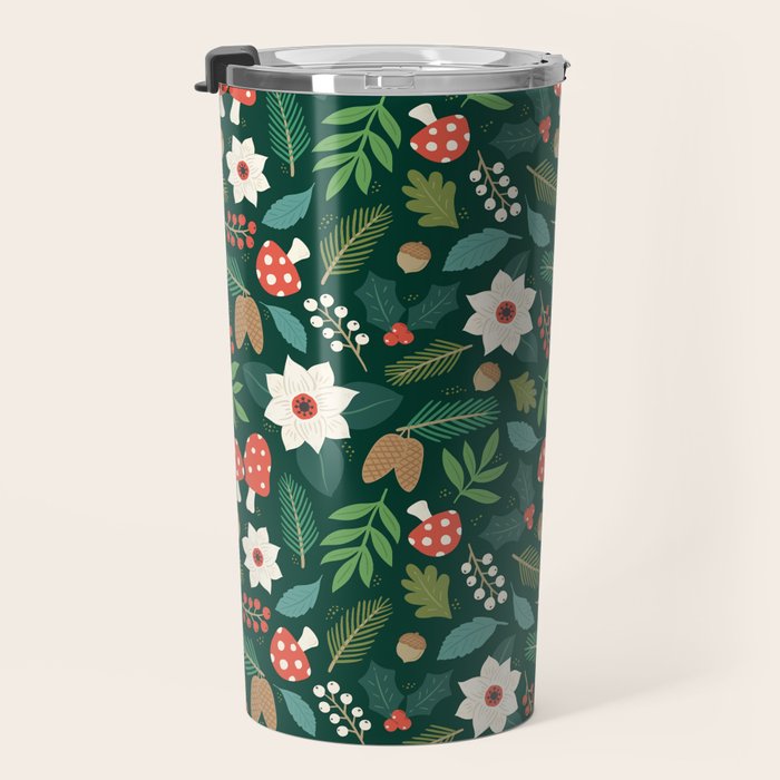 Woodland Holiday Botanicals Travel Mug Gallery Image 3