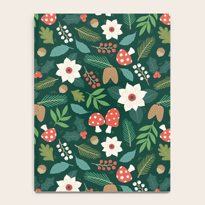 Woodland Holiday Botanicals Notebook Gallery Image 4