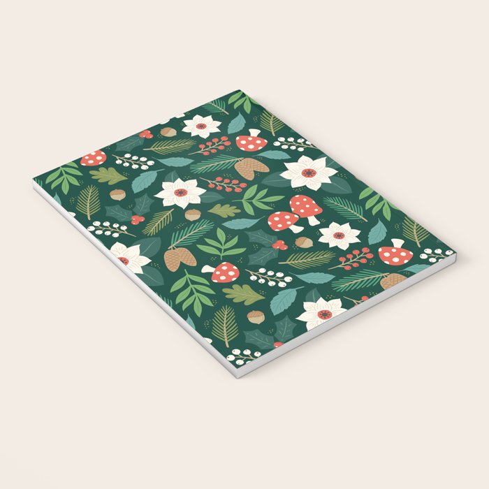 Woodland Holiday Botanicals Notebook Gallery Image 3