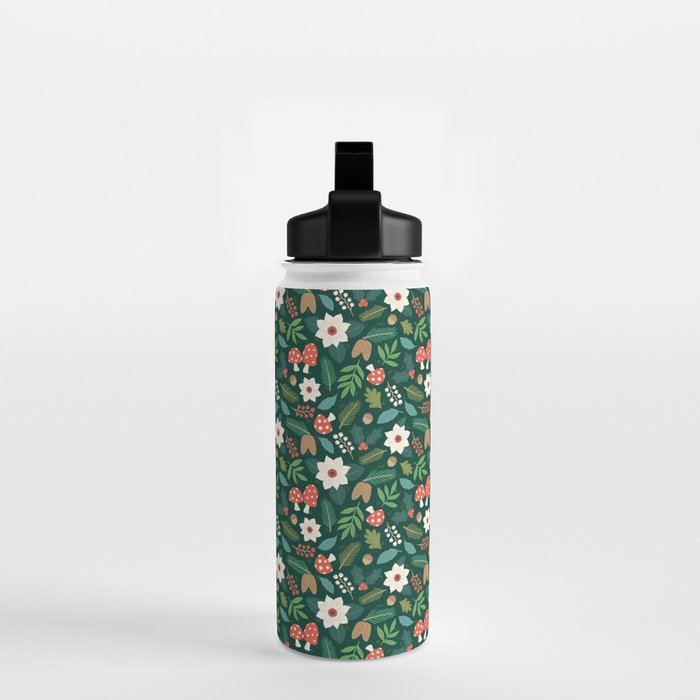 Woodland Holiday Botanicals Water Bottle Gallery Image 2