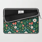 Woodland Holiday Botanicals Laptop Sleeve Gallery Image 2
