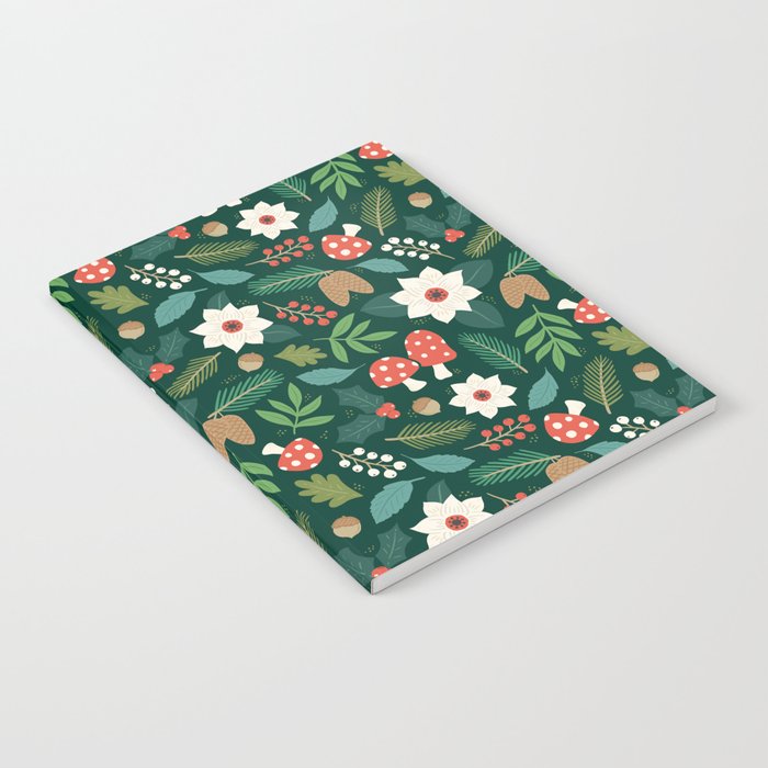 Woodland Holiday Botanicals Notebook Gallery Image 1