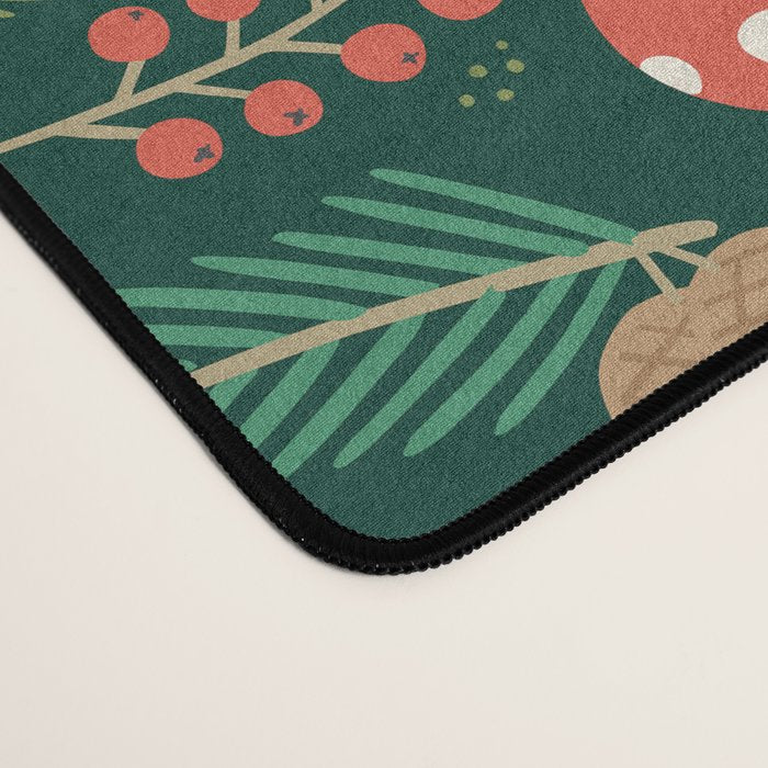 Woodland Holiday Botanicals Desk Mat Gallery Image 4