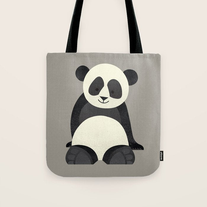 Whimsy Giant Panda Tote Bag Gallery Image 1