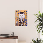 Klimt Cat with Green Eyes as Chinese Emperor Poster Gallery Image 2