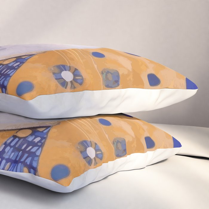 Klimt Cat with Green Eyes as Chinese Emperor Pillow Sham Gallery Image 3
